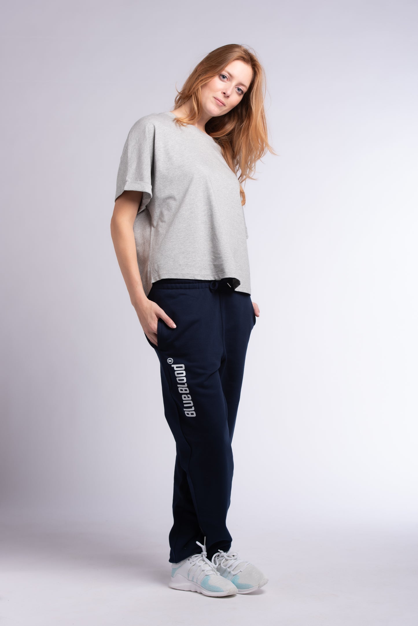 Iconic jogger pants French Navy