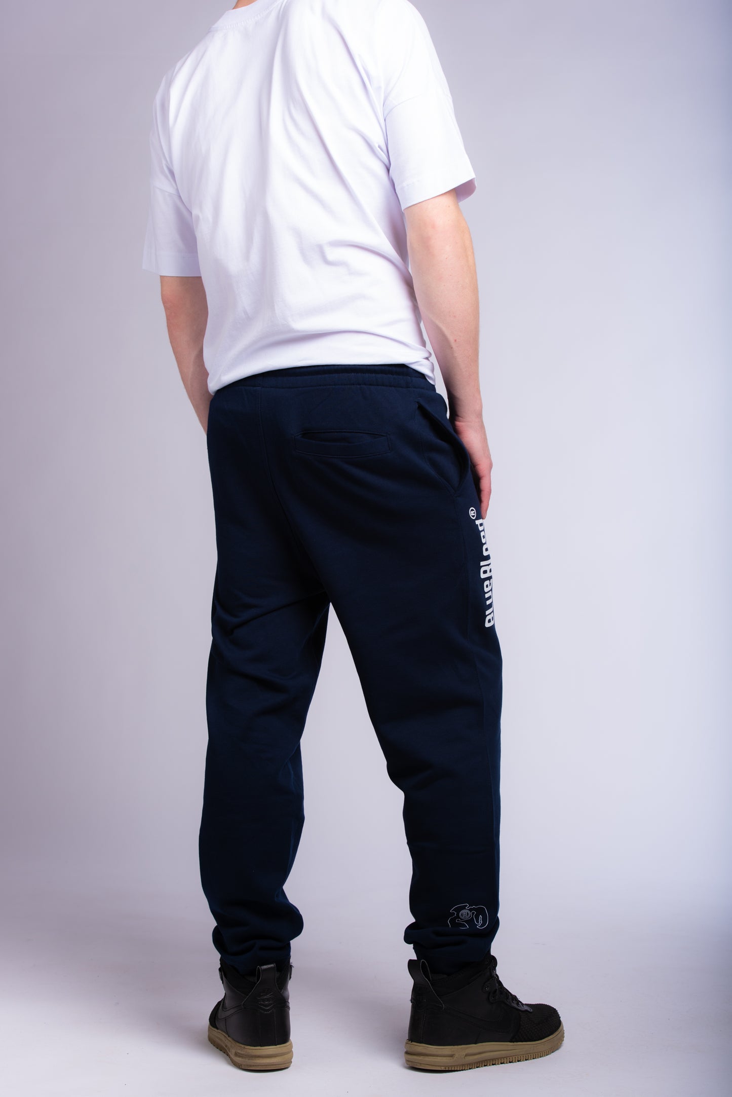 Iconic jogger pants French Navy