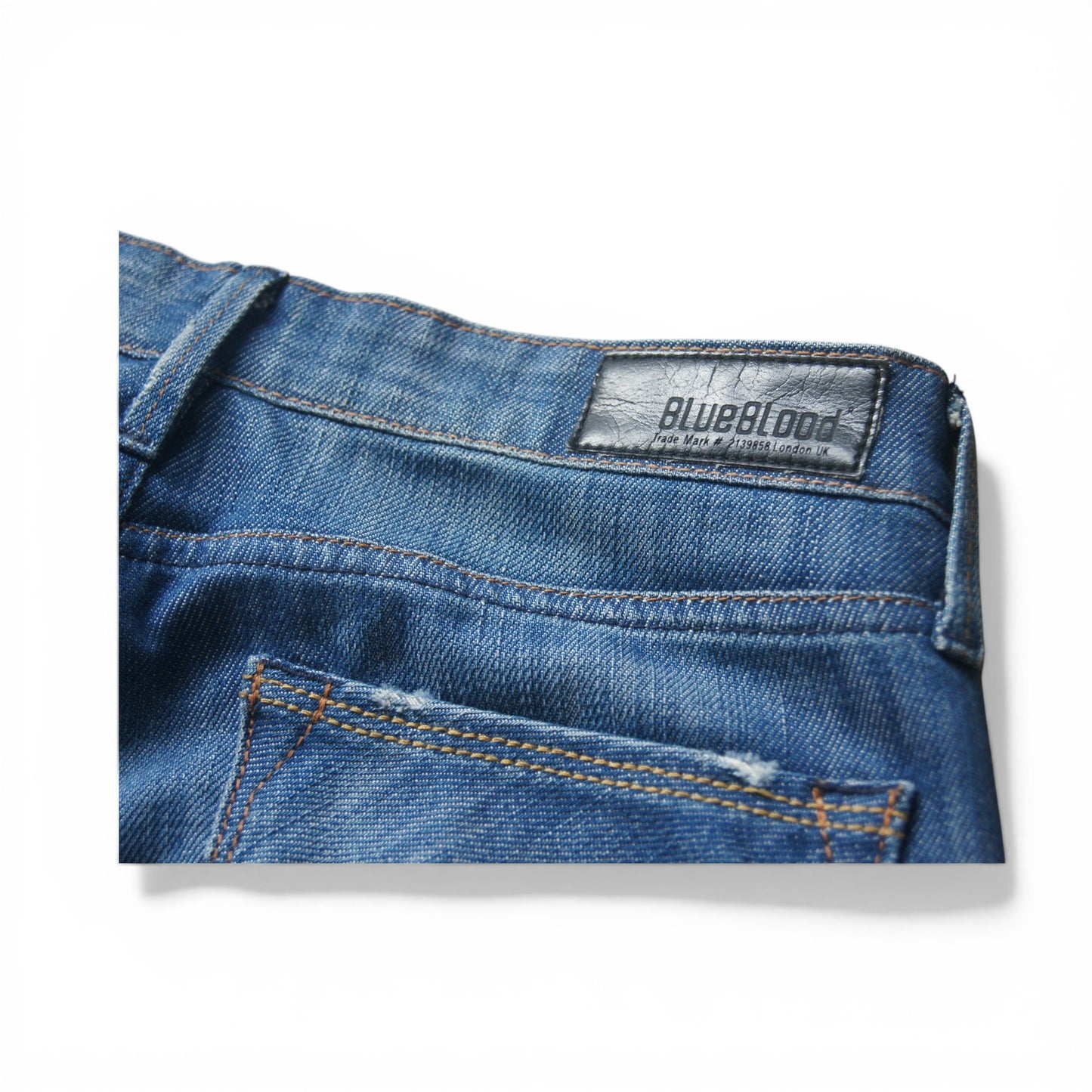 Vintage Crop Denim | Jeans | Blue Blood Vintage