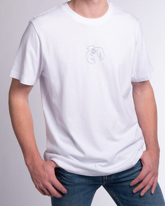Round neck t-shirt White