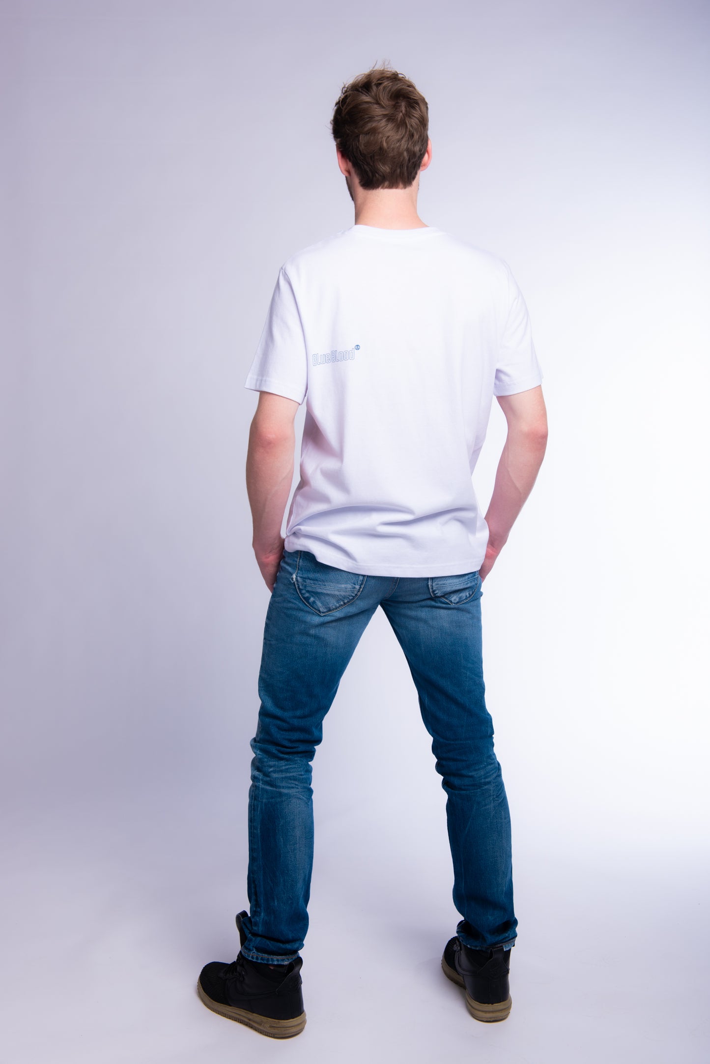 Round neck t-shirt White