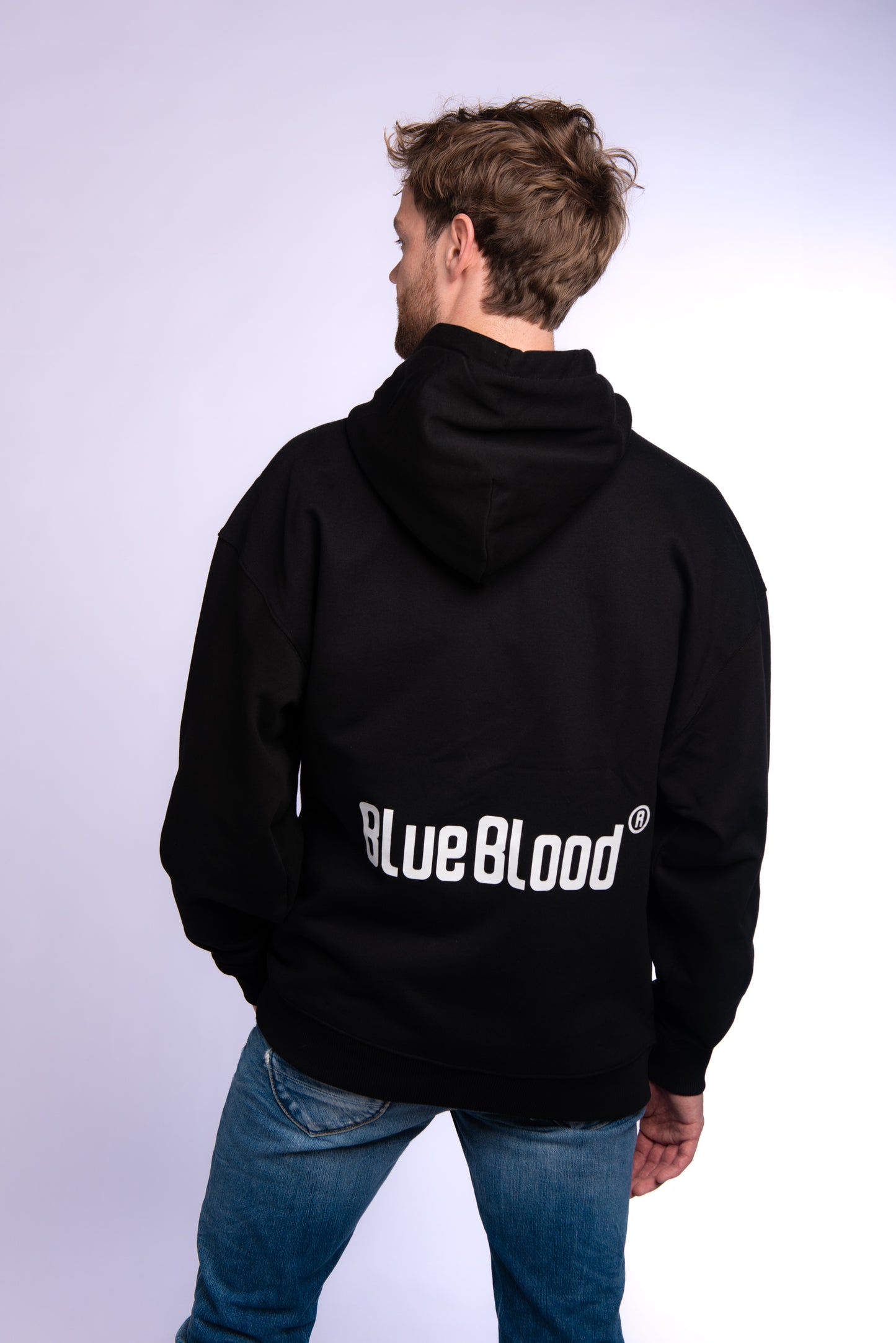 Relaxed hoodie sweat Black