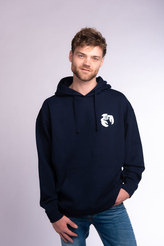 Relaxed hoodie sweat French Navy