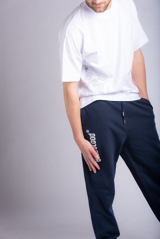 Iconic jogger pants French Navy