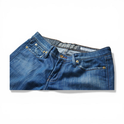 Vintage Crop Denim | Jeans | Blue Blood Vintage