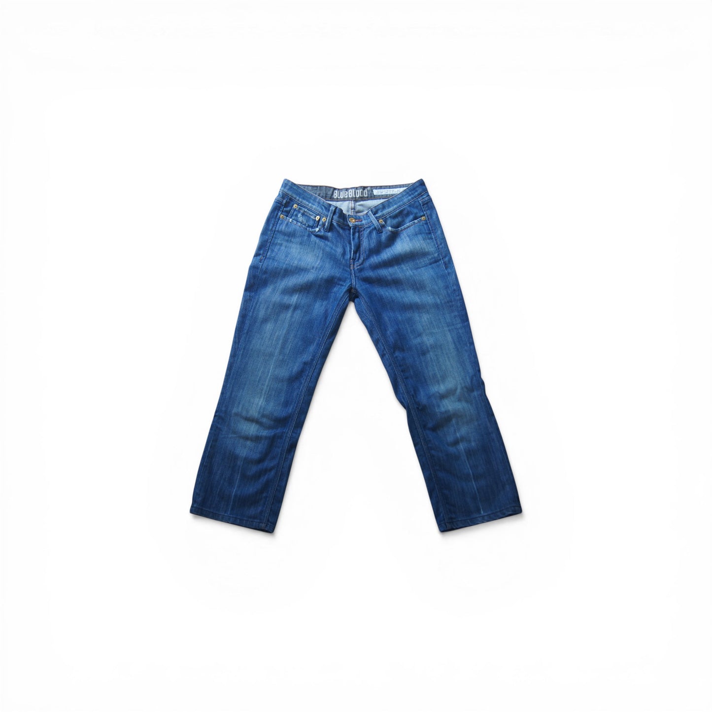 Vintage Crop Denim | Jeans | Blue Blood Vintage