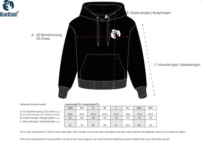 Relaxed hoodie sweat Heather Grey