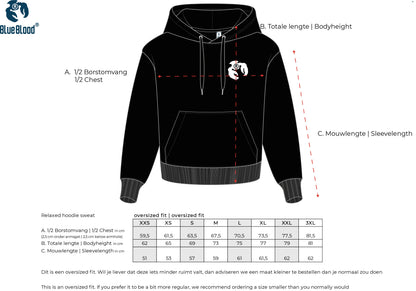 Relaxed hoodie sweat French Navy