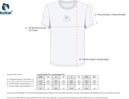 Round neck t-shirt Black