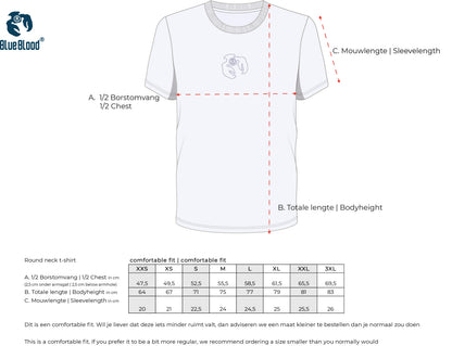 Round neck t-shirt White