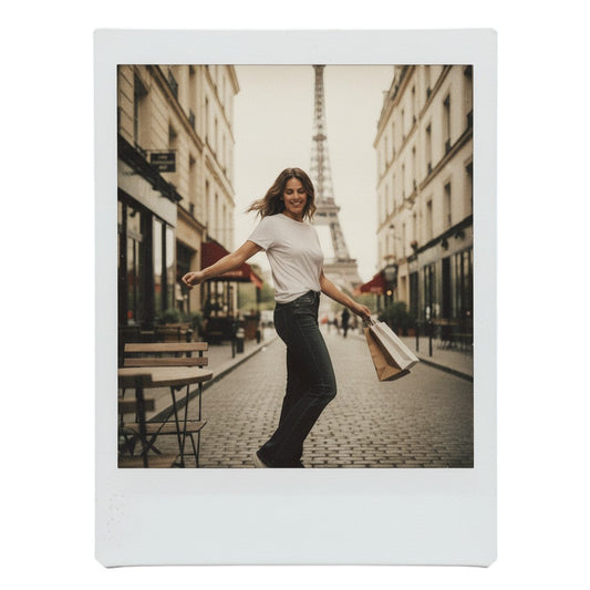 Blue Blood Vintage women's dark wash flared denim jeans, made from 98% cotton and 2% elastane.