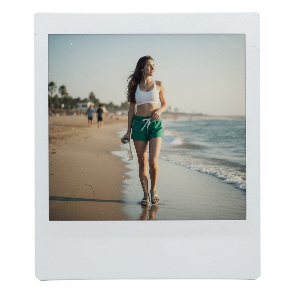 Blue Blood vintage green cotton shorts with white drawstring, size S. Perfect for beachwear.