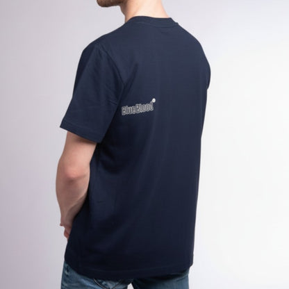 Round neck t-shirt French Navy